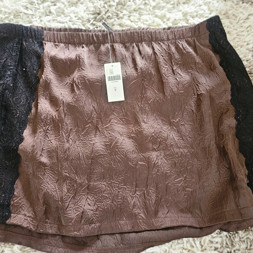 Anthropologie Brown and Black Blouse